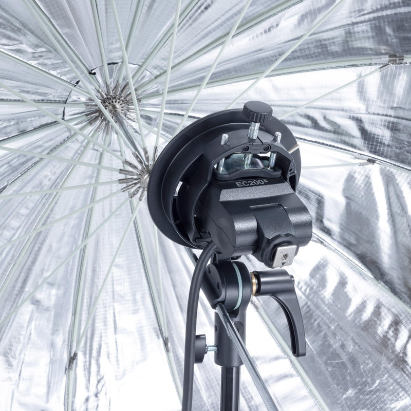 Godox EC200 II Extension Flash Head 200W for AD200Pro II Pocket Flash – 2m Extension Cable, Metal Cold Shoe & 1/4” Threaded Mount, Ideal for Outdoor & Studio Photography
