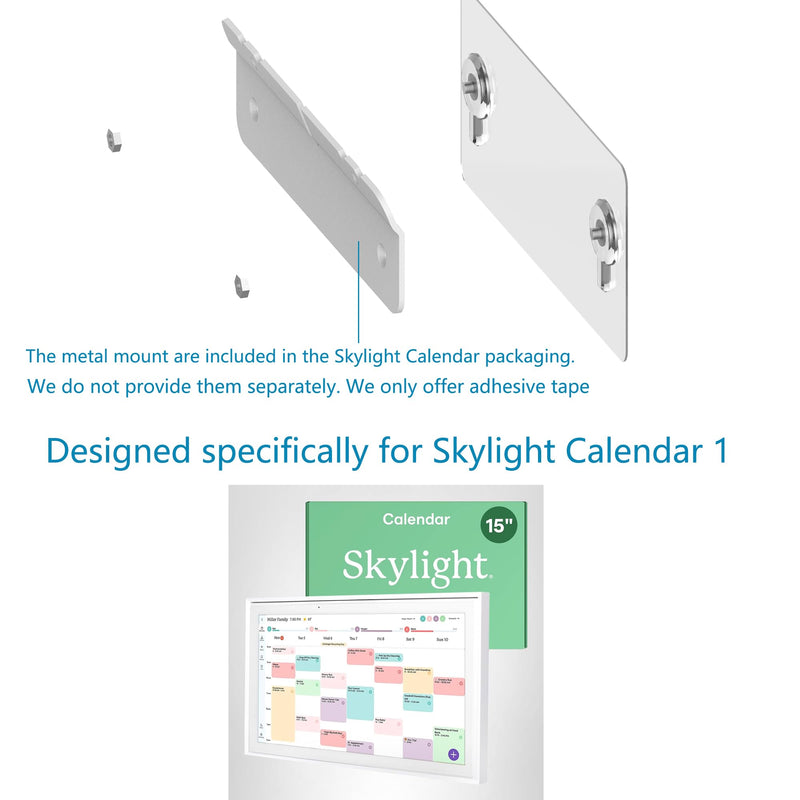 Adhesive Tape for Skylight Calendar15 wall Mount,without drilling holes | without drilling holes,Easy to install on smooth glass, tiles, metal and wooden walls.