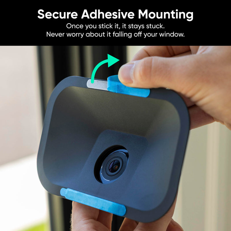WYZE Window Cam Wedge Mount, Compatible Only with WYZE Window Cam, 20-Degree Viewing Angle, Glare-Reducing Design