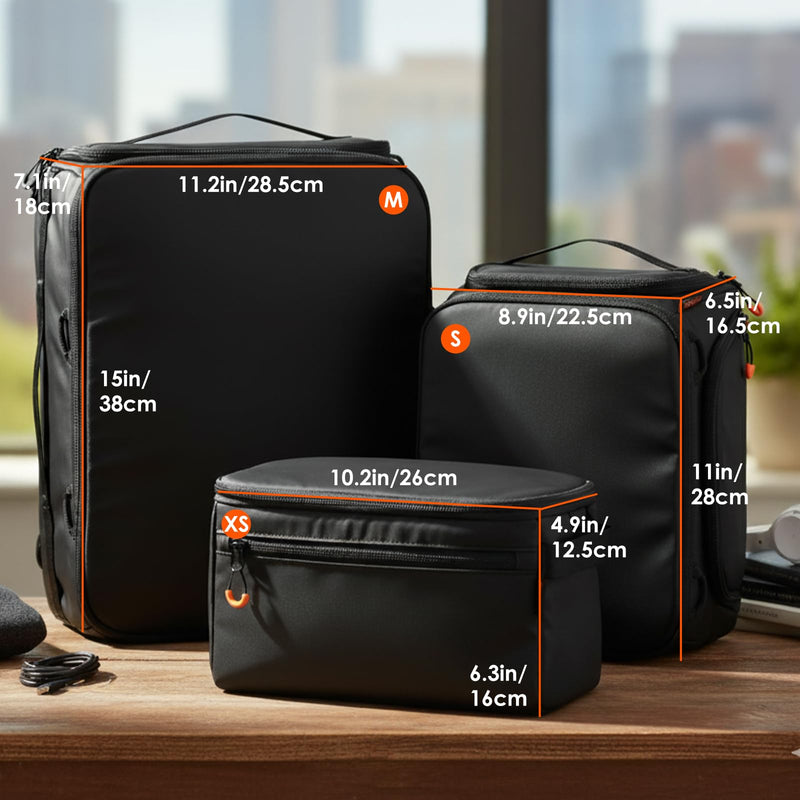 TARION Padded Camera Insert Bag Protective Framed DSLR Inner Case Organizer | Fits 1 Camera and 2 Lenses - Removable Lid Compatible for DSLR SLR Mirrorless Cameras ShellCore XS Xs (1 Camera 2 Lenses)