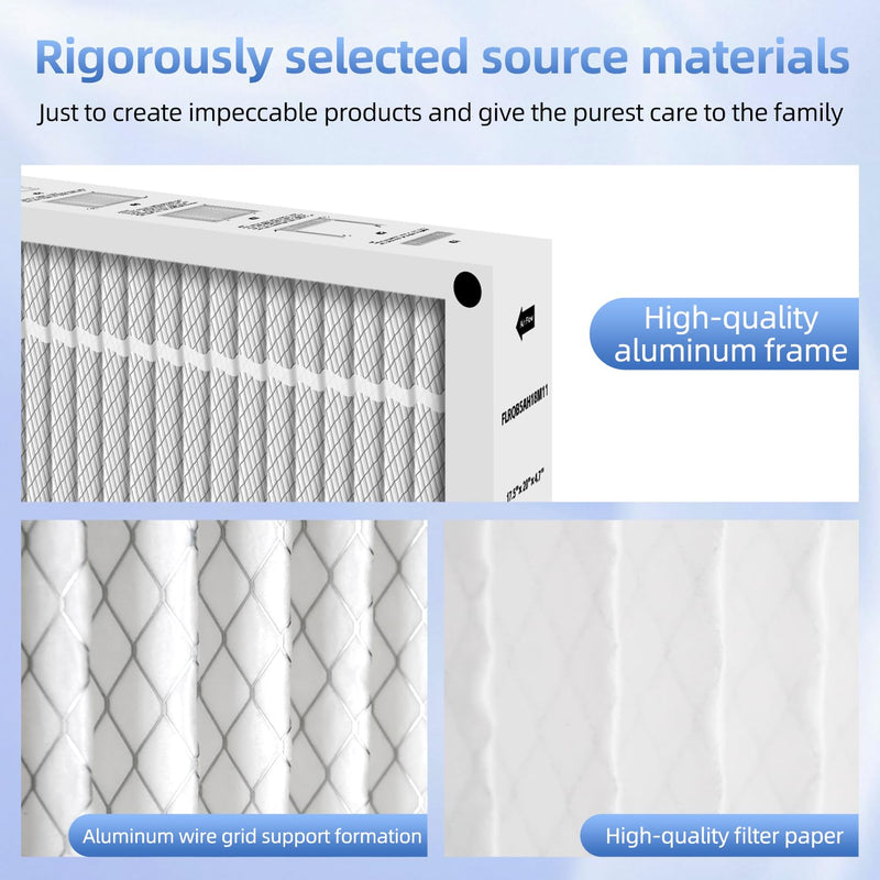 FLRQB5AH23M13 MERV 13 Air Filter Compatible with Trane FLRQB5AH23M13/FLRQB5AH23M11,AH Dedicated 22.7"x20.7"x4.70" For QuikBox Media Filter Foldable (1PACK) 1PACK