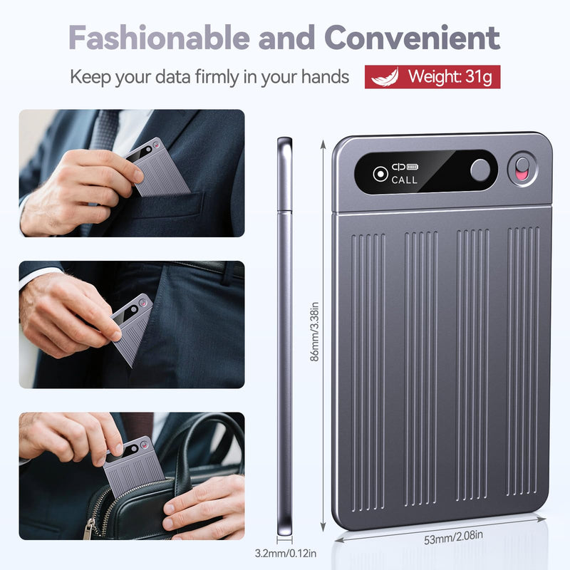 AI Voice Recorder, Auto Transcription Summary & MindMap, AI Note Taker | iPhone Call Recording, 1 Year Subscription Included, for Meeting Lecture Interview Student Journalist Lawyer Doctor