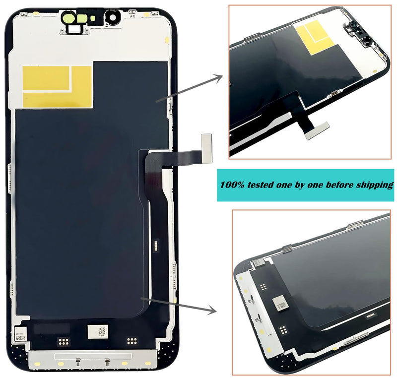 Incell for iPhone 13 LCD Screen Replacement Display Touch Screen | for iPhone 13 A2482 A2631 A2633 A2634 A2635 LCD Display Touch Screen Assembly Repair Parts