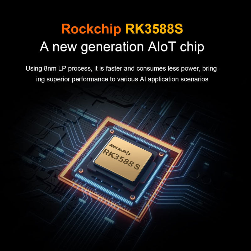 Orange Pi 5 4GB Rockchip RK3588S 8-Core 64 Bit Single Board Computer, Up to 2.4GHz and 8K Video Codec Support Development Board Run Orange Pi/Ubuntu/Debian/Android 12 OS (4GB+ Power Supply) 4GB+Power Supply