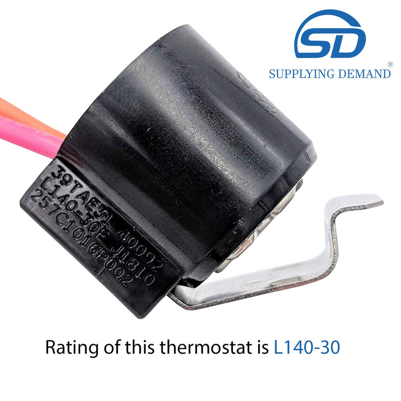 Supplying Demand WR50X10109 WR50X10108 Refrigerator Freezer Defrost Thermostat Replacement