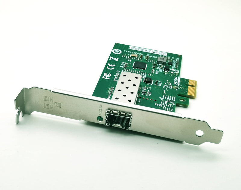 1.25Gb PCIe x1 Converged Ethernet Network Card, Single SFP Port LAN Card Gigabit NIC with Intel I210-AS Chipset Server Support Windows Server/Windows/Linux/Vmware ESXI… I210-1*SFP Port
