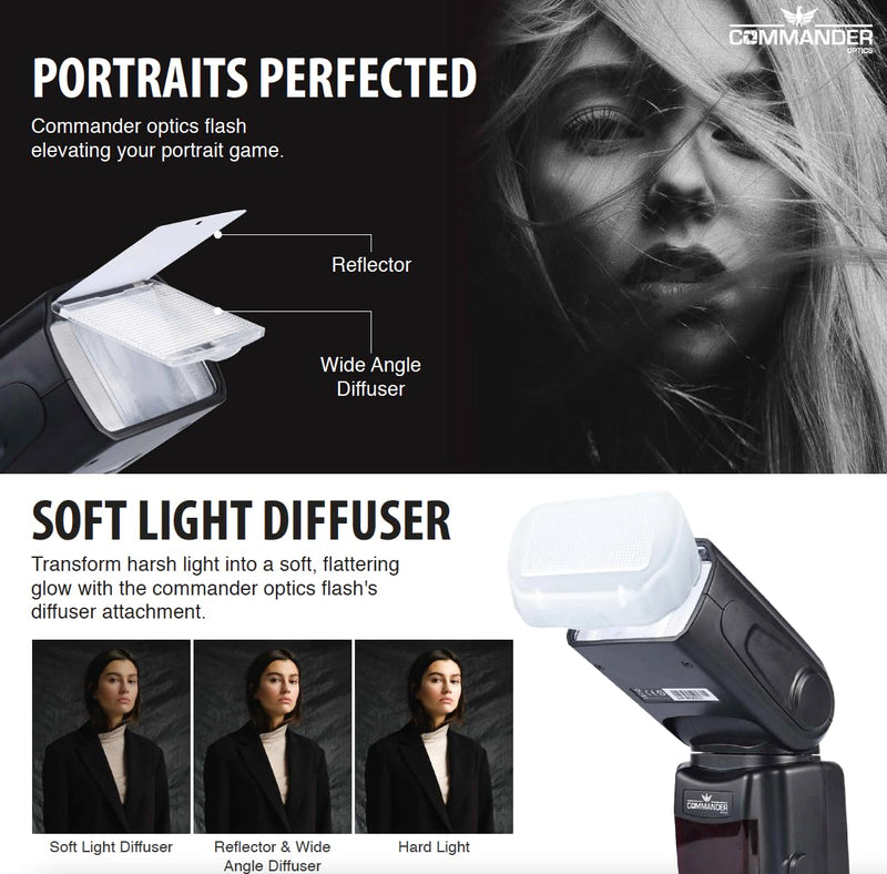 Electronic Flash For Canon DSLR EOS Rebel T7, SL3, 4000D, 850D, 80D, 90D, 6D Mark II, 5D Mark IV, EOS R, RP, R5, R6, R7, R8, R10, R100, M200,M50 Mark II, M6, M5 Fully Automatic Speedlite E-TTL Flash Only