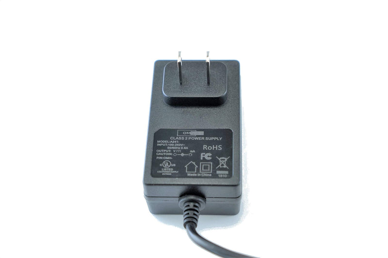 [UL Listed] OMNIHIL 8 Feet Long AC/DC Adapter Compatible with Wavlink USB 3.0 Universal Docking Station - WL-UG39DK1