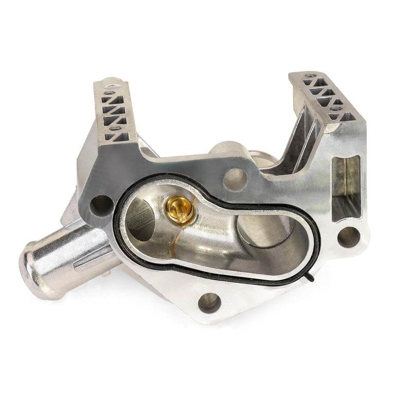Upgrade Aluminium Engine Coolant Water Outlet Compatible With Ford Fiesta 2011-2019 1.6L Replace BE8Z-8K556-A