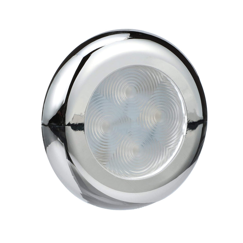 Seachoice LED Courtesy Interior Light Chrome/White Bezel Blue One Size