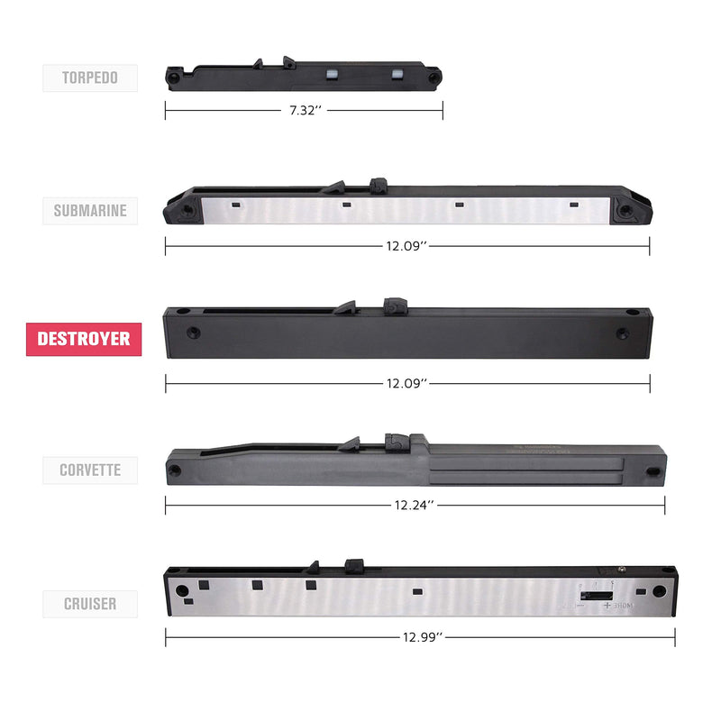 Heavy Duty Aluminum Alloy Soft Close Mechanism for DIY Sliding Barn Door Hardware (Destroyer320) Destroyer320
