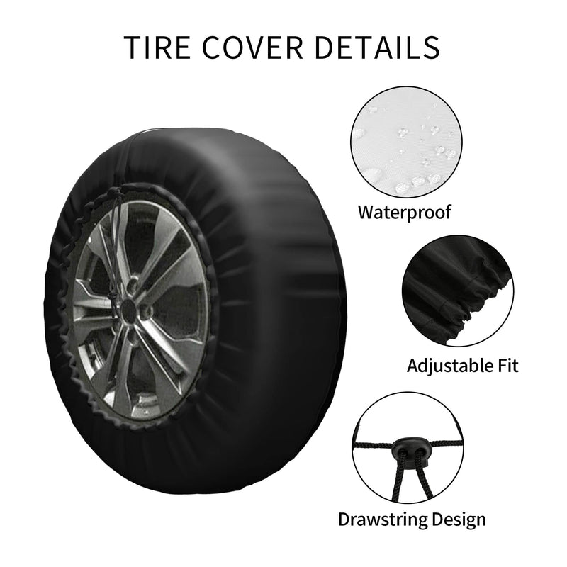 Life is Better Around The Campfire Rv Spare Tire Cover for RV Trailer Camper Wheel Protectors Weatherproof Universal for Trailer Rv SUV Truck Travel Trailers (15 inch) 15 inch