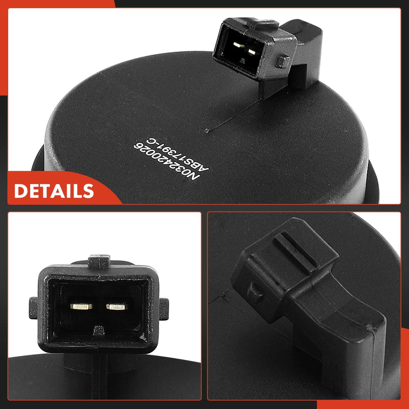 A-Premium 2PC Set Rear ABS Wheel Speed Sensors Compatible with Kia, Hyundai - Sorento 2009/2011-2012/2015, Sedona 2014-2021, Santa Fe 2006-2018, Santa Fe Sport, Santa Fe XL, Veracruz Pack of 2