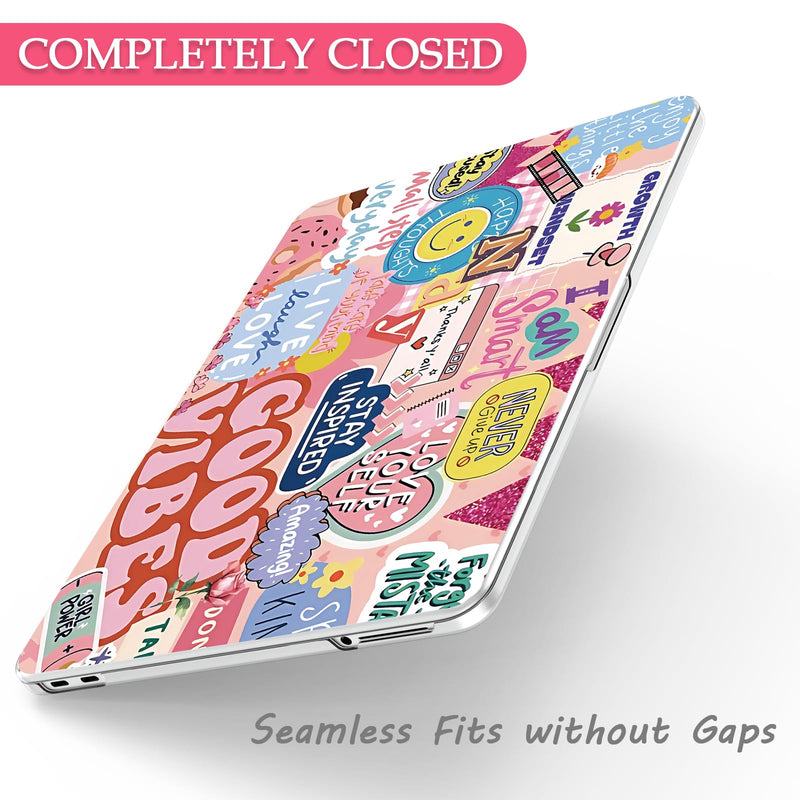 B BELK for MacBook Neo 13 inch Case 2026 A3404 A18 Pro, Pink Smile Face | Ultra-Thin Protective, Shockproof Hard Shell Cover, 2 Keyboard Covers & Screen Film, Girly Cute Laptop Protector Pink Smiley Face