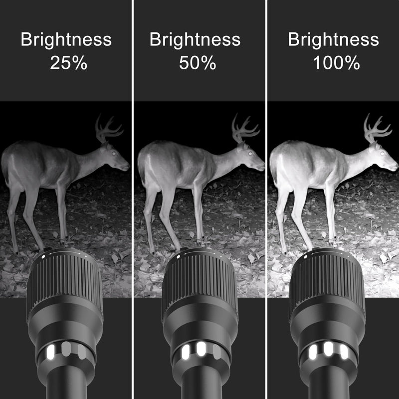 oneleaf.ai Infrared 8W Illuminator for Night Vision Monoculars, 850nm, 30m