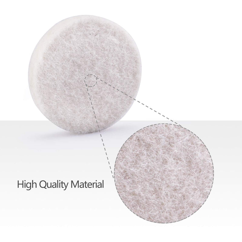 2Inch Car Felt Polishing Buffing Pad, 8pcs Polishing Sanding Discs, Felt Polishing Wheel with Towel, 3mm Shank Backing Pad for Rotary Tools to Polish Glass and Metal