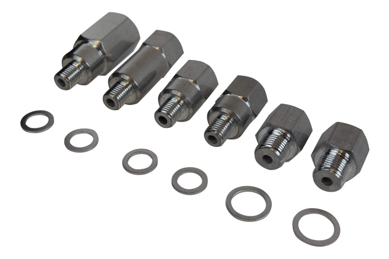 ICT Billet LS Master Adapter Set Engine Oil & Coolant Sensor Gauge 1/8 3/8 1/2 NPT LS1 LS3 Compatible with Small Block Big Block Chevy Chevrolet LS2 LQ4 LQ9 LS6 L92 L99 L33 LR4 551156