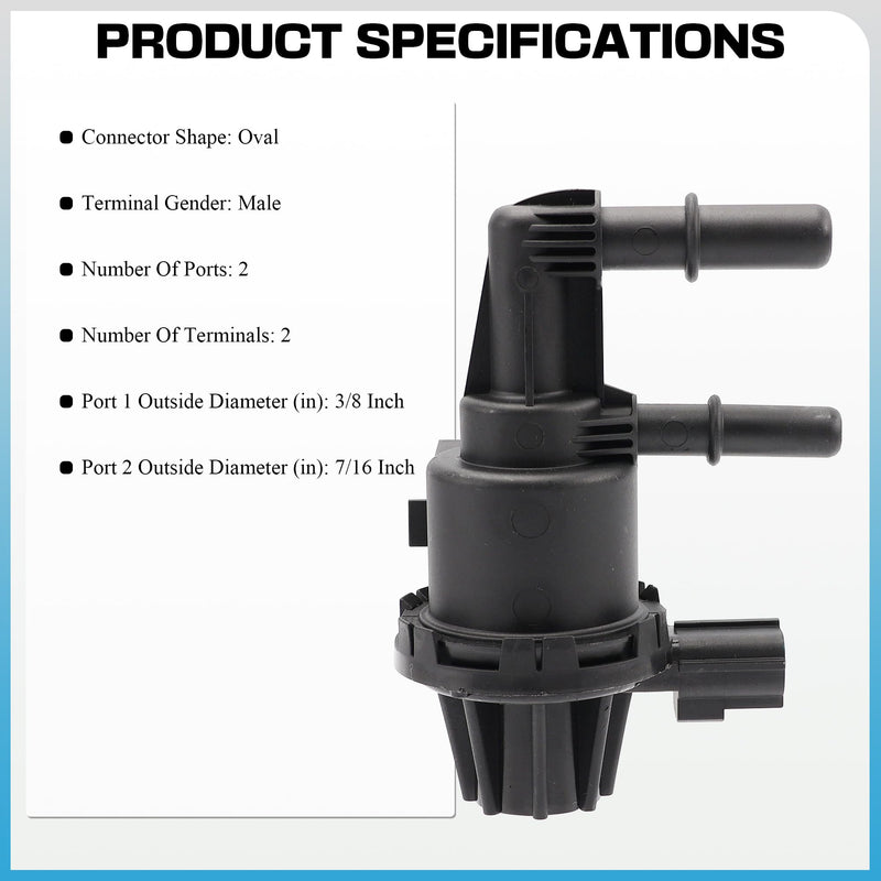 Vapor Canister Purge Valve 911-673 Compatible with 2004-2010 Ford Explorer Mustang Ranger/B2300 B3000/Mercury Mountaineer Evaporative Emissions Purge Solenoid Valve Replace# 4U5Z9J451BA