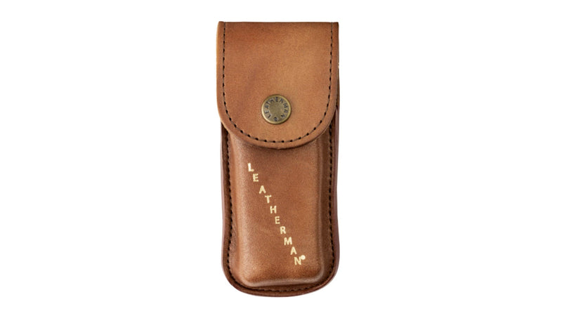 LEATHERMAN Heritage Leather Snap Sheath for Multi-Tools, Brown, Medium