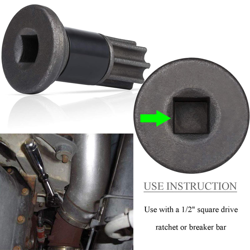E-cowlboy Injection Pump Gear Puller & Engine Barring/Rotating Tool for Cummins Engine VE P7100 VP44 4BT 6BT Diesel, B/C Series Dodge Pickups 3.9L, 5.9L, 6.7L & 8.3L Diesel