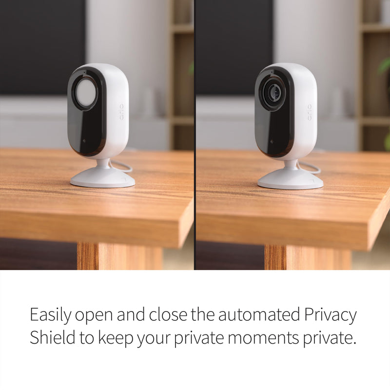 Arlo Essential Security Camera 2K | Indoor Only| 2nd Gen | Baby Monitor & Pet Camera | Wireless with Spotlight, 2-Way Audio, Color Night Vision, Live Stream, Motion Activation, White, 2 Cameras 2K Indoor 2nd Gen