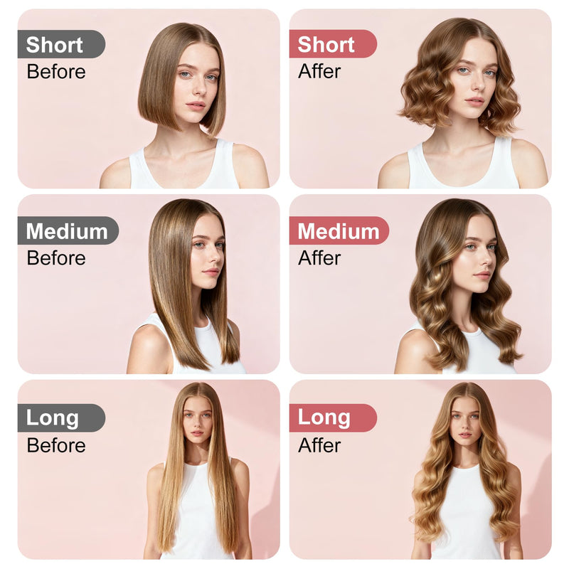  [AUSTRALIA] - JAETON Curling Tong, 32mm Ceramic Curling Iron Wand with LCD 100°C-230°C | Hair Curler for for Large Curls and Soft Waves, Fast Heat-Up, for Long & Medium Hair