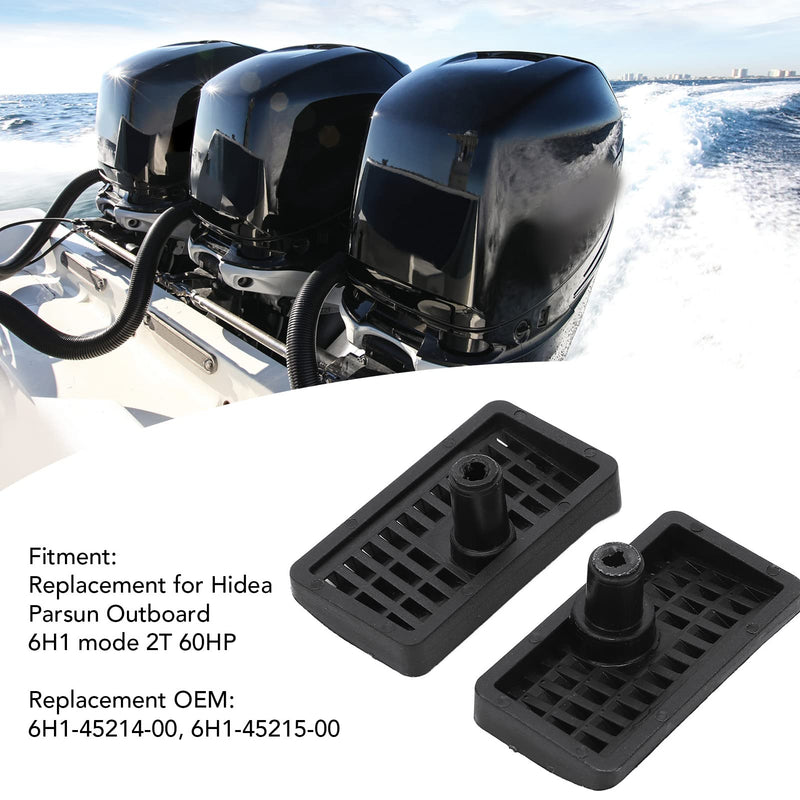 Outboard Water Inlet Cover Nylon Pair Marine Outboard Engine Water Inlet Covers 6H1?45214?00 6H1-45215-00 Left Right