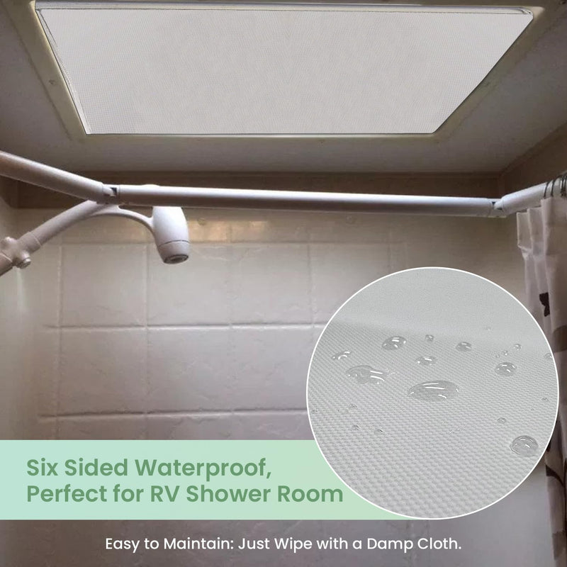 Safoner Waterproof RV Vent Insulator and Skylight Cover with Reflective Surface, Fits Standard RV Vents- 14x14 Inch (1 Pack) 14"x 14"-1PCS Waterproof