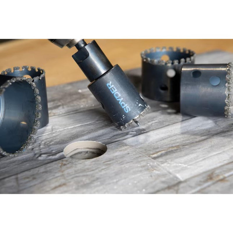 3-Piece Diamond Arbored Hole Saw Bit Set (3/16, 1/4, 1/2-Inch) 3 piece set