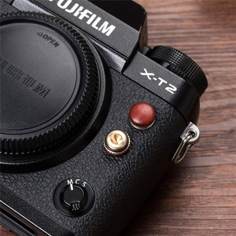 Wood Wooden Camera Flash Remote PC Sync Terminal Cap Cover Protecter for Fujifilm Fuji X-T4 X-T3 X-T2 X-T1 GFX 50R 50S 100 (Camwood)
