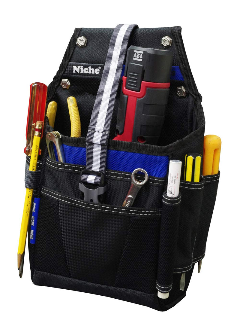 Niche Tool Pouch Bag, Working Pouch Organizer For Construction, Electricians, Plumber, Home Repair, Easy Access of Tools Maximum Storage (TL-6210)