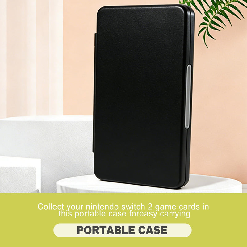 24 Slots Game Card Case Compatible with Nintendo Switch OLED Lite Portable Cartridge Storage Box Hard Shell Protective Holder with Micro SD Memory Slots Black