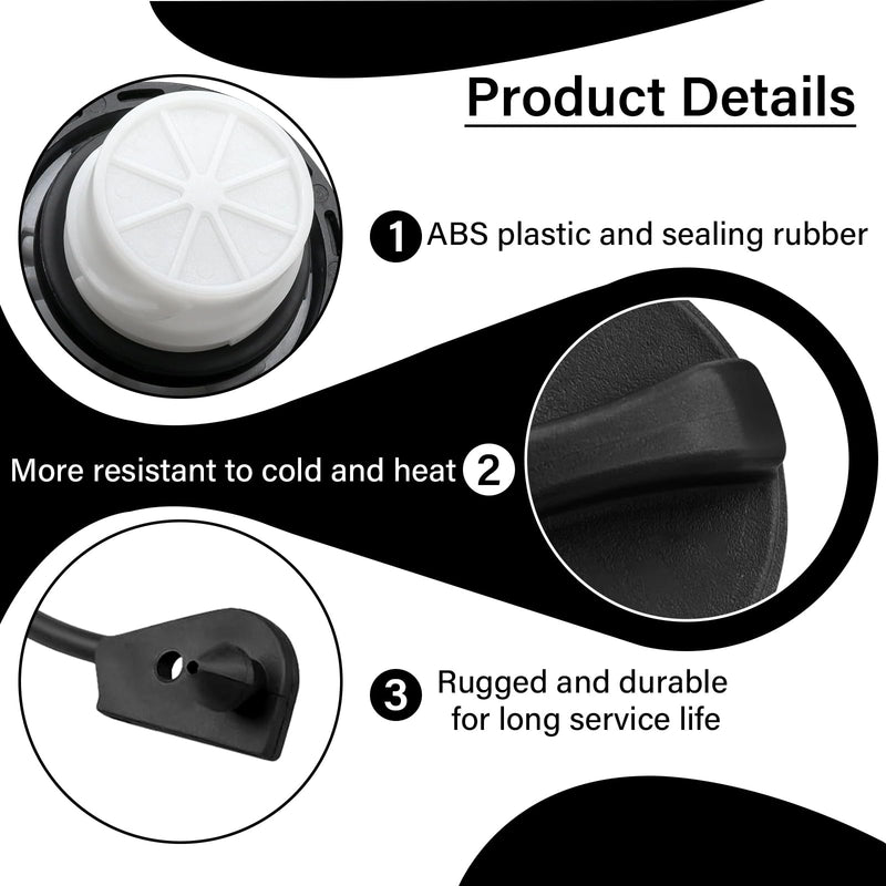 Gas Cap, Fuel Cap Fit for Range Rover Evoque 2014-2021 Range Rover Sport 2015-2021 Velar 2018-2021 Discovery Sport 2017-2021 Land Rover Defender, Replace Part LR178173 LR138720 Fuel Tank Filler