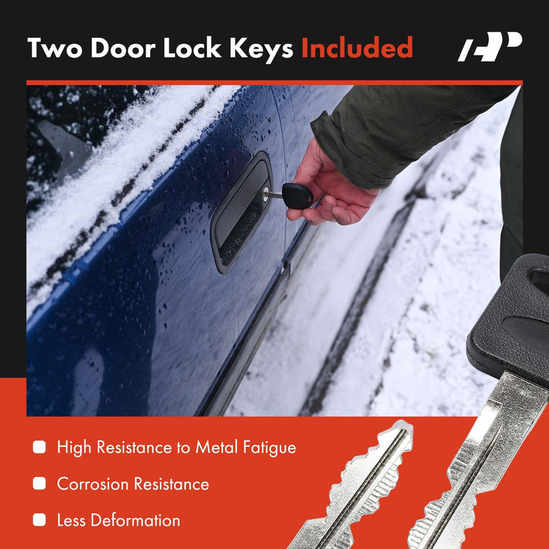 A-Premium Door Lock Cylinder with Key Set Compatible with Ford F-150, F-250, F-350, F-250 F-350 F-450 F-550 Super Duty, Expedition, Excursion, Freestar, Lobo, Windstar & Lincoln Navigator & Mercury