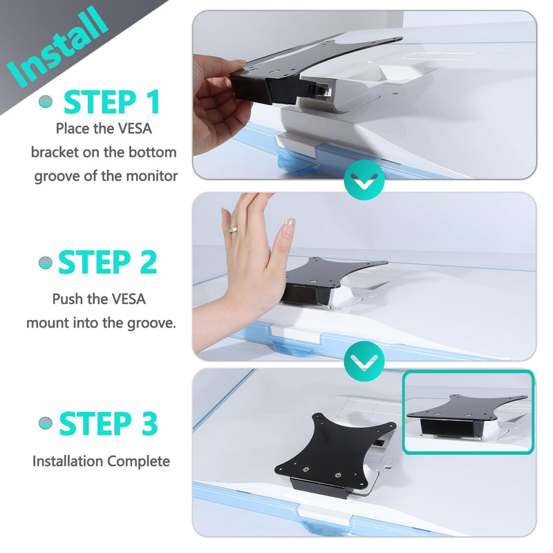 S24E390HL Monitor Stand Compatible with Samsung 24" 27" 32" S24E391HL | VESA Mount Adapter for S24E360HL S24E390HL S24E391HL S24E393HL S24E395H S24E390HL Plus S27E360F S27E360H S27E391H Monitor