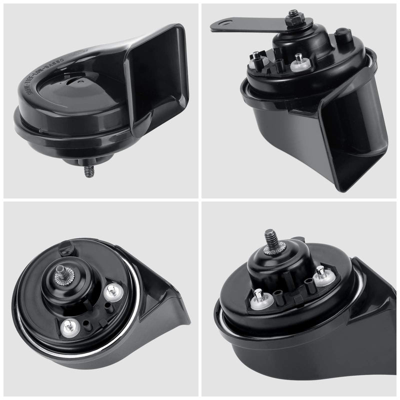 SEINECA Car Horn Compatible with Hyundai horn,12V Waterproof Snail horn 110-125db High/Low Tune(With Two Pairs of Plug) Replacement for H