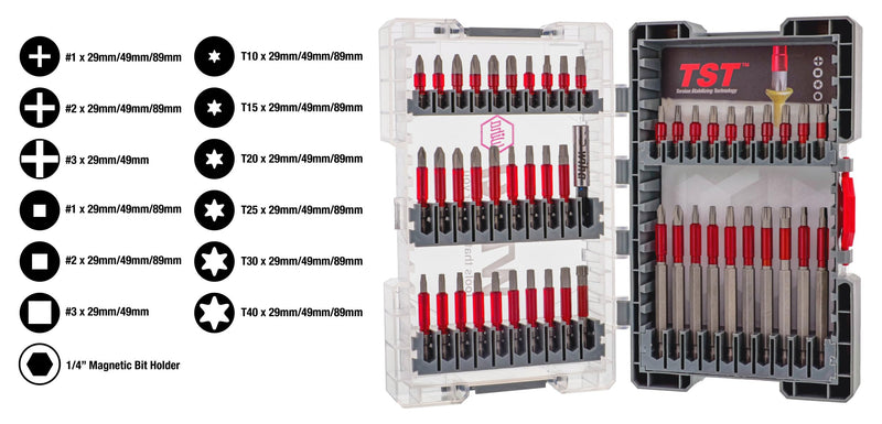 Wiha 76885 50 Piece MaxxTor Impact Bit Set