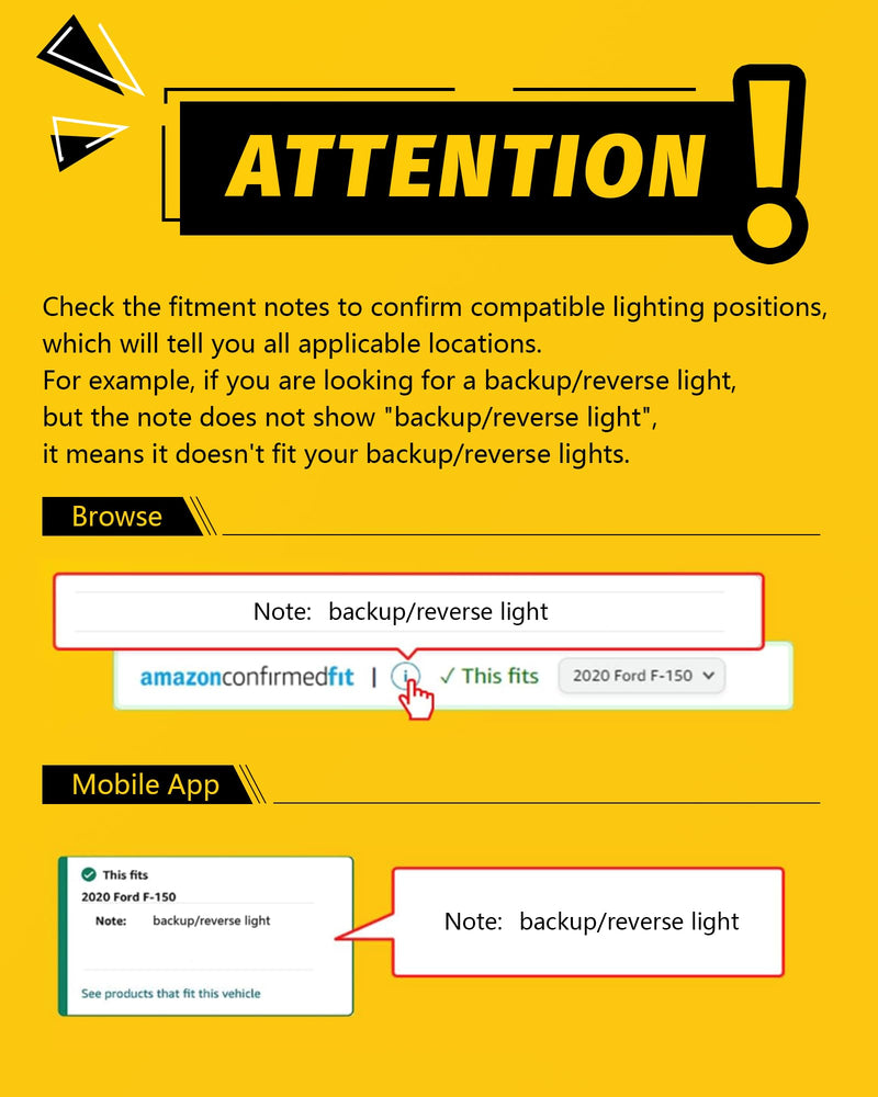 Yorkim 28mm De3175 LED Bulb White Super Bright Festoon 28mm 29mm bulb Error Free CANBUS 6-SMD 2835 Chipsets For Interior Lights, DE3022 3175 3022 LED Bulb - Pack of 2