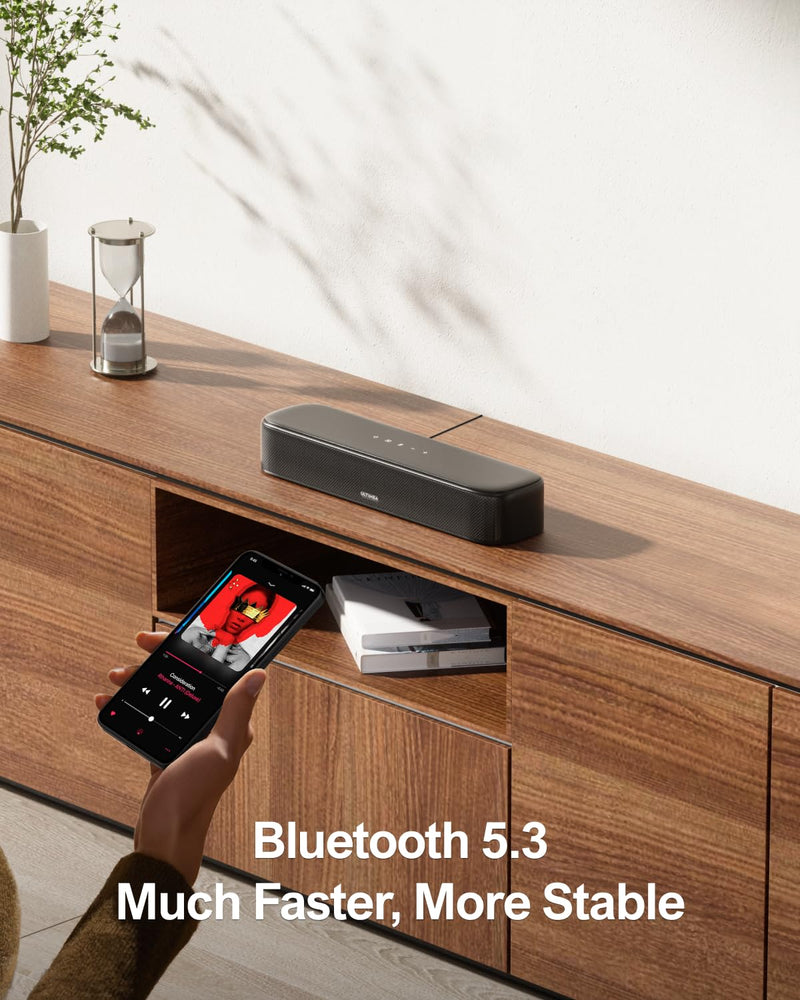 ULTIMEA 5.1ch Sound Bar with Subwoofer, Home Theater Virtual Surround Sound System for TV, Soundbar with App Control, 2 Surround Speakers, Opt/AUX, Peak Power 250W, Aura A30 U2501