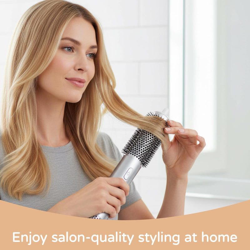 Round Volumizing Brush For Shark Hot Brush Replacement,For Shark Flexstyle Attachments, Suitable For Straight, Wavy, Curly And Coily Hair