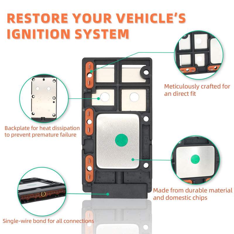 Ignition Control Module Compatible with Buick Chevrolet Chevy Oldsmobile Pontiac 3.8L V6 LX364T/ LX364 Replaces D1940A D1977A 10469470 10475225 10494012 12617924 Ignition Control Module