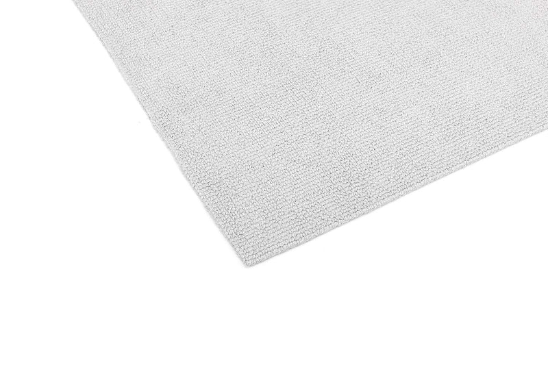 The Rag Company - The Edgeless Pearl - Professional Microfiber Detailing Towel for Ceramic Coating, Leveling & Sealant Removal, Scratch-Free & Tagless, 320gsm, 16x16 inches, Ice Grey - 12-Pack 12 Pack