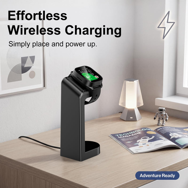 Charger Dock Compatible with Gizmo Watch 3 Adventure, Fast Charging Watch Dock with 4.92 Ft Cable & Adapter,Kids Smartwatch Accessories(Adventure)