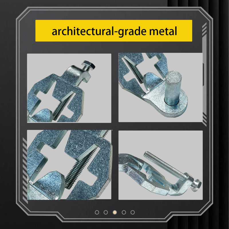 Heavy Duty T-Post Gate Hinge – Galvanized Steel Fence Hinge Pins for Chain Link Fence, Farm, Garden & Backyard Gates