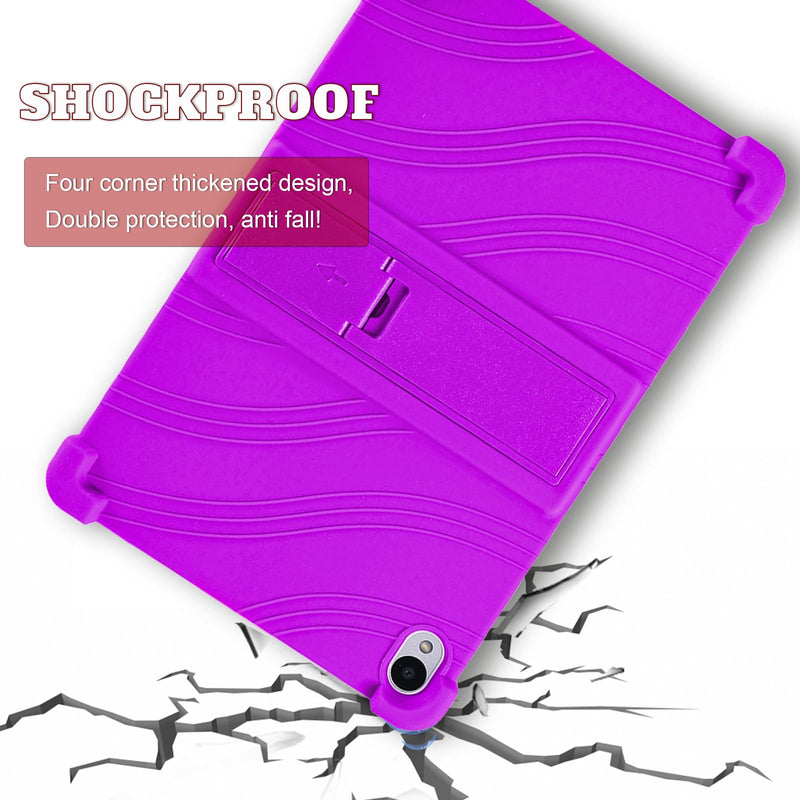 ATOOZ for Walmart Onn 11 inch Core Tablet Case (2026 Model), Purple | Soft Silicone, Adjustable PC Stand, Shockproof Protection, Kid-Friendly Lightweight Cover for Onn 11" Gen 5 2026 Tablet