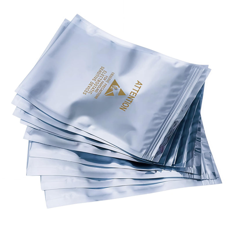 PABCK 20Pcs Large Anti Static Bag Self Seal Antistatic ESD Bag 8.3x11.8inch | Resealable ESD Shielding Bag for Motherboard HDD GPU Anti-static Marking Printed for Computer Accessories Electronic Device 8.3x11.8 inch 20