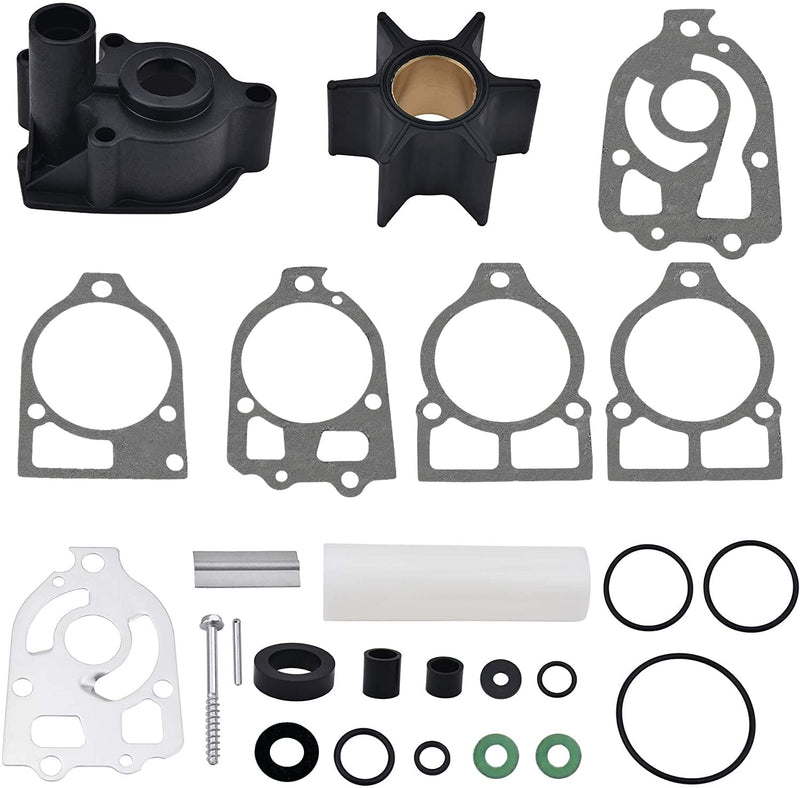 96148A8 Water Pump Impeller Kit for Mercury Mariner 2-Strokes Outboard Motors and MerCruiser R MR Alpha One Drives 46-96148A8 46-96148Q8 46-96148T8 18-3217