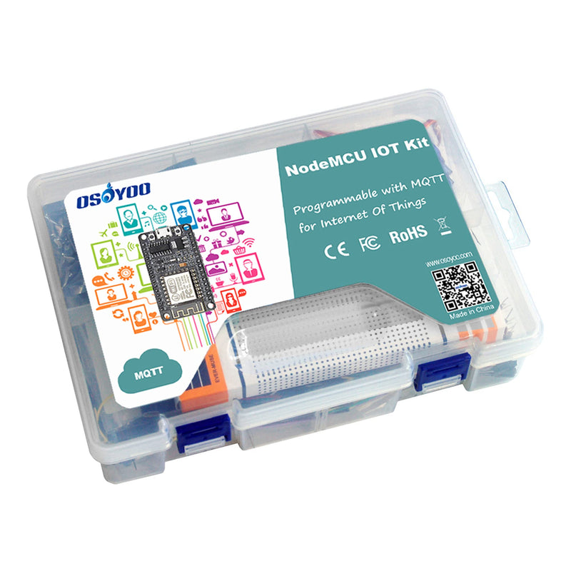 OSOYOO ESP8266 NodeMCU IOT Starter kit with ESP-12E Development Board Open Source Serial Module
