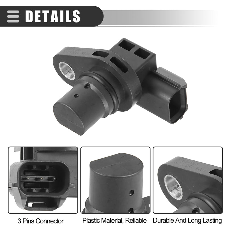 Motoforti Camshaft Position Sensor, for Mitsubishi Lancer Outlander 2008-2017, ABS, No.1865A066, Black, 2 Pcs