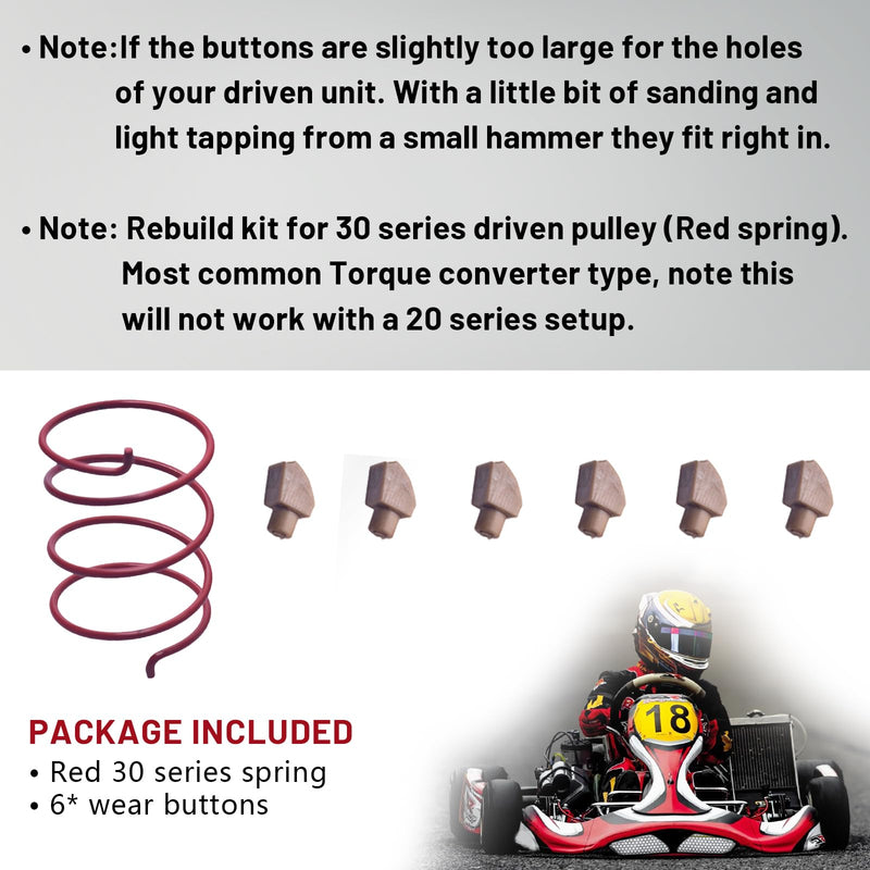 Rebuild Kit for 30 Series Torque Converter Driven Pulley